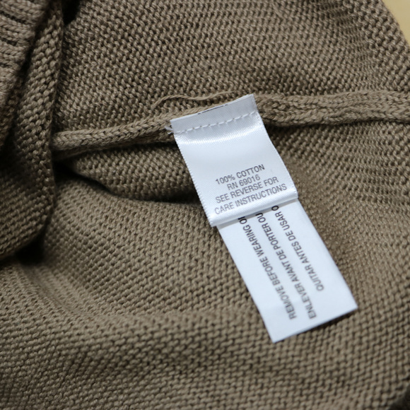 Studio Works Brown Vneck Long Sleeve Sweater - Picture 5 of 5